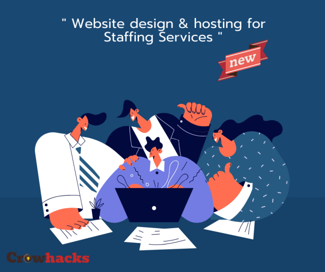 Website design and hosting for Staffing services